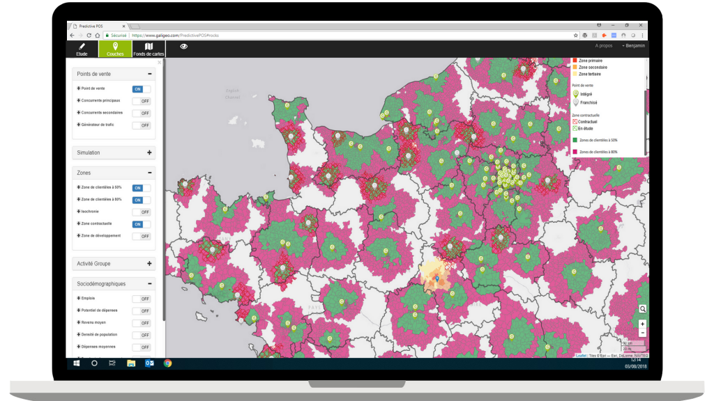 Logiciel de cartographie