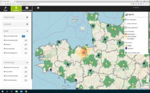 Geomarketing software - POS set-up location