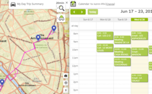 Sales route planner - dashboard