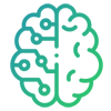 cerveau et intelligence artificielle icone