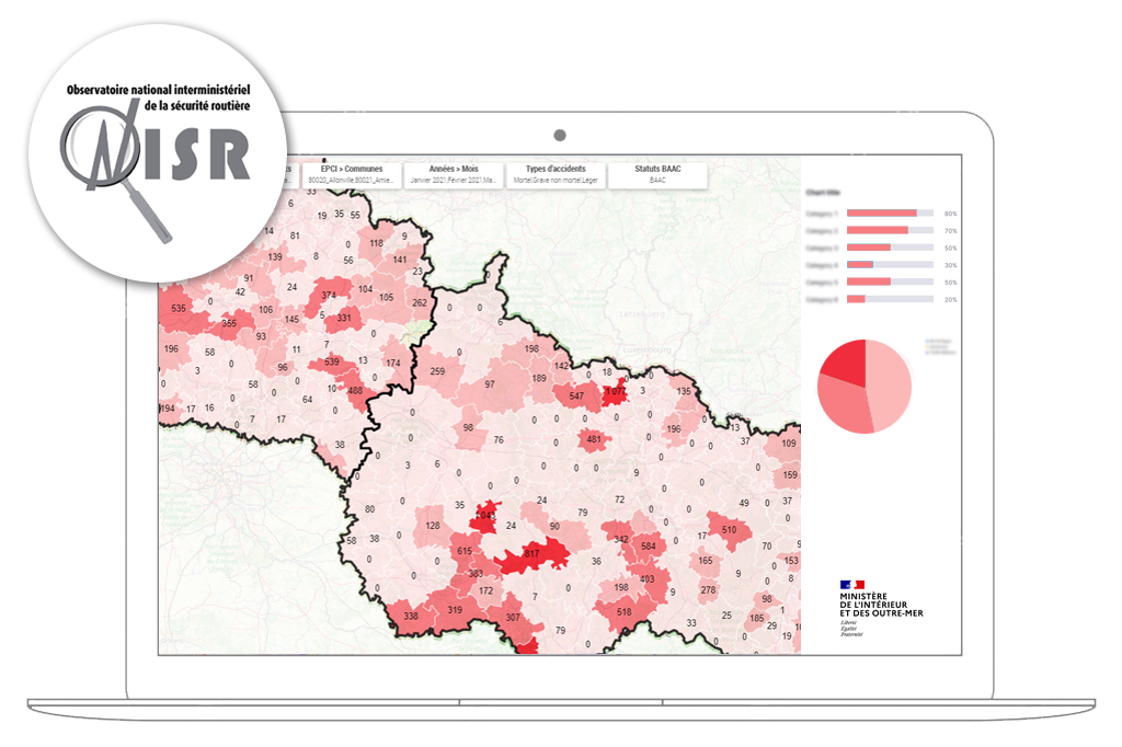 L'ONISR utilise le géodécisionnel avec Galigeo