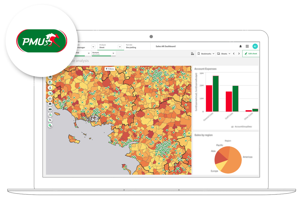 PMU optimise sa force et sa performance commerciale avec Galigeo et Qlik Sense